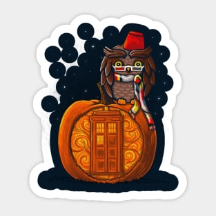 Who-o-o Halloween Sticker